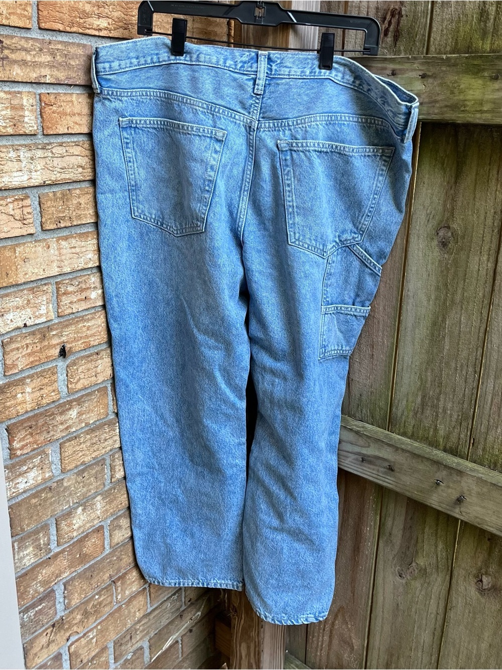 Women's Mid-Rise Painter Boyfriend Jeans - Universal Thread Light Wash - Picture 4 of 4